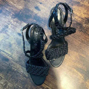 White House Black market black leather women’s shoes